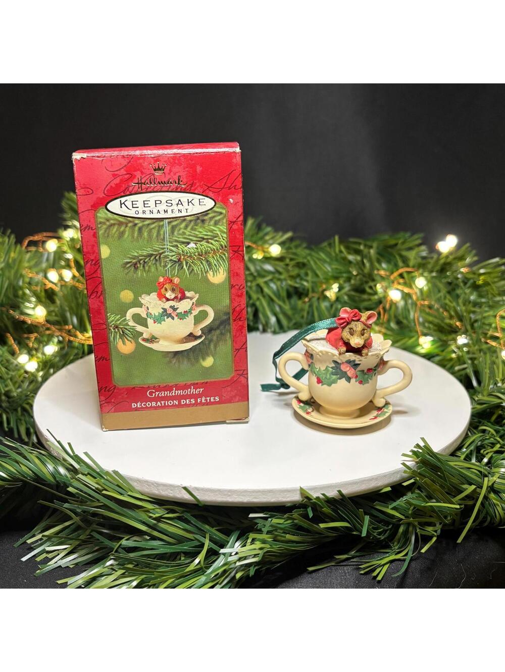 Grandmother - Porcelain - 2001 - Hallmark Keepsake Ornament